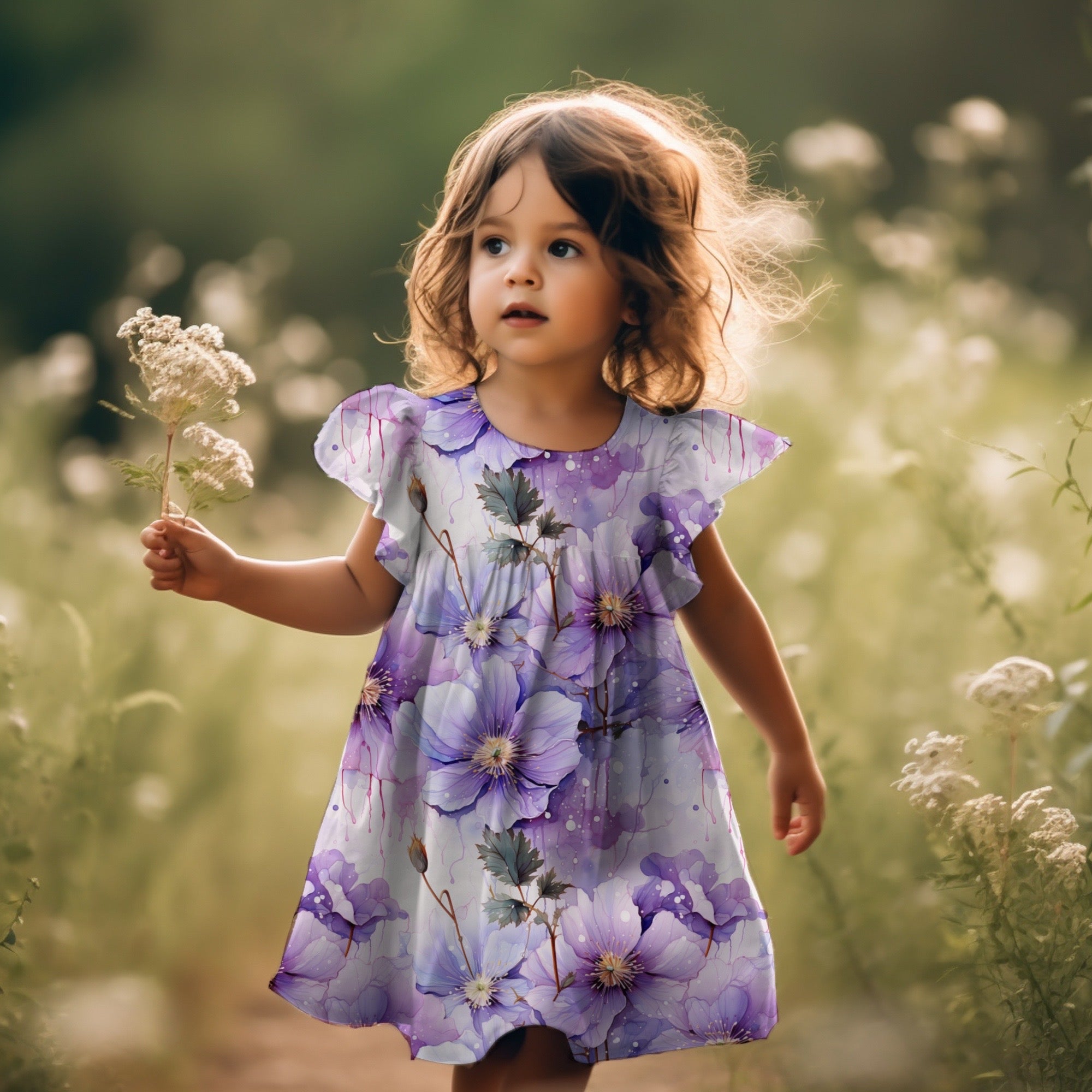 Flieder Farbene Blümchen Wintervorbestellung